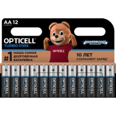 OPTICELL AA Батарейка Turbo MAX LR6, 12 шт
