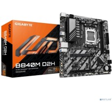 Материнская плата Gigabyte B840M D2H {Socket AM5, AMD B840, 2xDDR5-5200, HDMI, 2xPCI-Ex16, 4xSATA3(RAID 0/1/10), 2xM.2, 8 Ch Audio, 1x2,5GLan, (4+4)xUSB2.0, (2+2)xUSB3.2, 1xPS/2, mATX} RTL