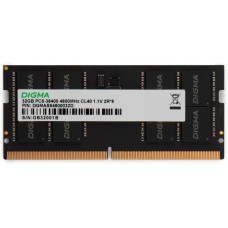 DIGMA Память DDR5 32GB 4800MHz DGMAS54800032D RTL PC5-38400 CL40 SO-DIMM 262-pin 1.1В dual rank Ret