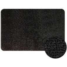 САНАКС - Коврик в ванную РАННЕР одинарный, чёрный, однотонный, 400 х 600 мм, 100% полиэстер 08808