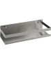 BRIMIX - Полочка литая, прямоугольная - большая, одинарная из нержавеющей стали 5674
