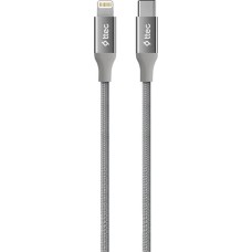 TTEC Кабель AlumiCable USB-C-Lightning 20W PD Fast Charge&Data Cable. Длина: 150см. Цвет: серый космос