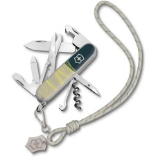 VICTORINOX Нож перочинный Companion York Style (1.3909.E223) 91мм 16функц. серый подар.коробка в комплекте: шнурок на шею