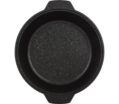 Жаровня КУКМОР жмт32а а/пр литая 3,0л стекл/кр Темный мрамор