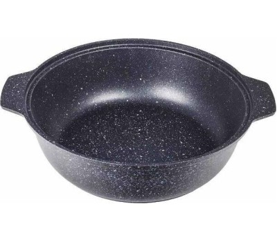 Жаровня КУКМОР жмт32а а/пр литая 3,0л стекл/кр Темный мрамор