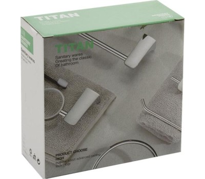 Аксессуары для ванной комнаты и туалета TITAN 77002 Держатель туалетной бумаги, полотенца без экрана