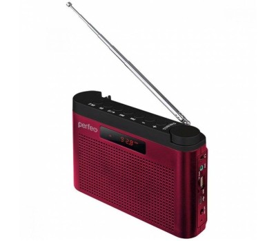 Радиоприемник PERFEO (PF_C4940) I70RED ТАЙГА бордовый