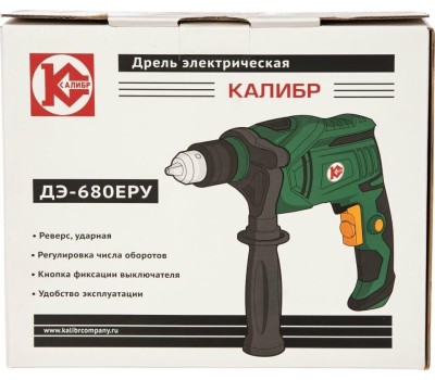 Дрель КАЛИБР ДЭ-680ЕРУ 680Вт
