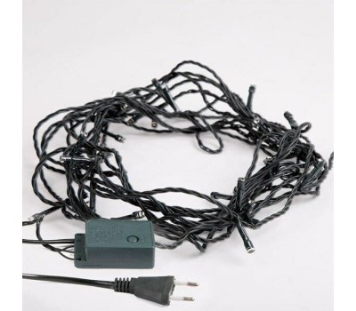 Гирлянда NEON-NIGHT (303-053) ГИРЛЯНДА ТВИНКЛ ЛАЙТ 15 М, ТЕМНО-ЗЕЛЕНЫЙ ПВХ, 120 LED, СИНИЙ