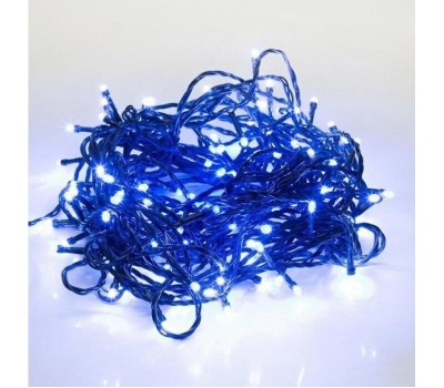 Гирлянда NEON-NIGHT (303-053) ГИРЛЯНДА ТВИНКЛ ЛАЙТ 15 М, ТЕМНО-ЗЕЛЕНЫЙ ПВХ, 120 LED, СИНИЙ