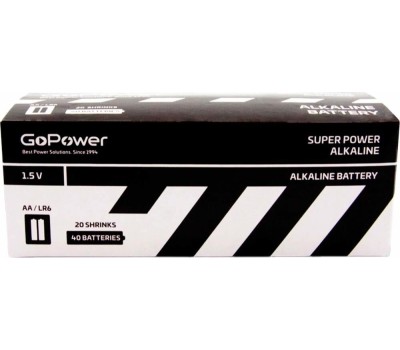 Элементы питания GOPOWER (00-00015599) Super Power Alkaline / LR6