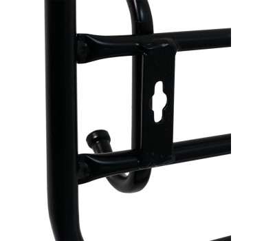 Вешалка настенная ЗМИ с полкой 100 Черная ВСП 169