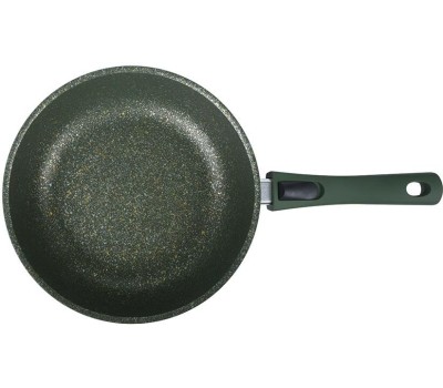 Сковорода КУКМОР 261tsml а/пр литая 26см съемн/руч Trendy style malachite
