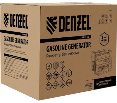 Генератор бензиновый DENZEL PS 55 EA Генератор бензиновый 946874