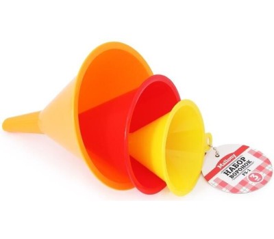 Набор воронок MALLONY Набор воронок 3 шт., FS-1, размер: 11*10,5*10см (985863)