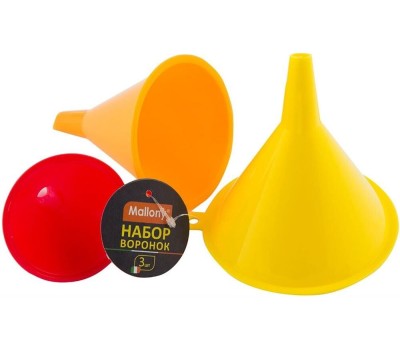 Набор воронок MALLONY Набор воронок 3 шт., FS-1, размер: 11*10,5*10см (985863)