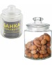 Стеклянная банка MALLONY Стеклянная банка для сыпучих продуктов с крышкой LATTINA, объем: 1.5 л (003603)