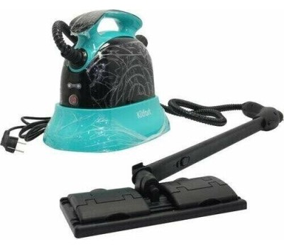 Пароочиститель KITFORT КТ-9102-3 черный/бирюзовый