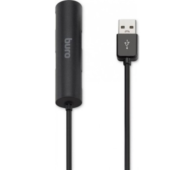 BURO Разветвитель USB 2.0 BU-HUB4-0.5R-U2.0 4порт. черный