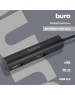 BURO Разветвитель USB 2.0 BU-HUB4-0.5R-U2.0 4порт. черный