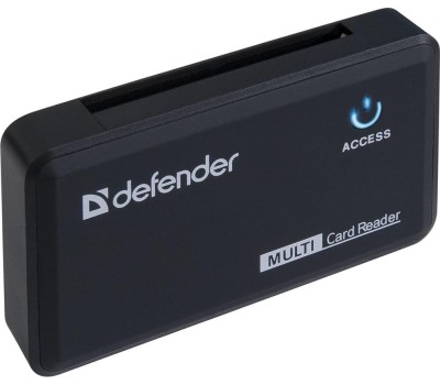 картридер DEFENDER (83501) Optimus USB 2.0, 5 слотов