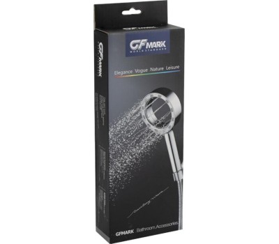 Лейка душевая GFMARK 6013 Лейка для душа, круглая, ДУТАЯ, АНТИВАНДАЛЬНАЯ, из нержавеющей стали марки SUS 304