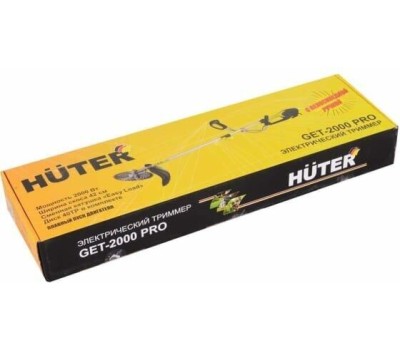 HUTER Триммер электрический GET-2000 PRO 2000Вт разбор.штан. реж.эл.:леска/нож (в компл.:Защитные очки)