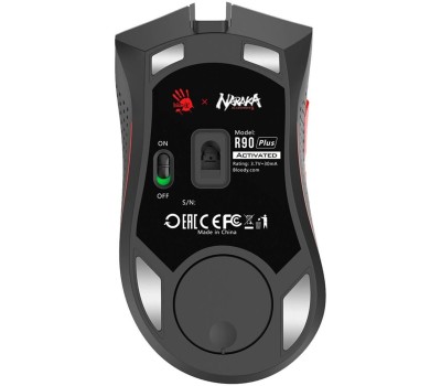 Мышь A4TECH Мышь Bloody R90 Plus Naraka белый/рисунок оптическая 5000dpi беспров. USB 7but