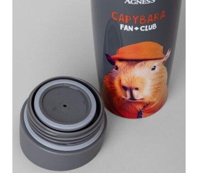 Термокружка AGNESS 709-112 CAPYBARA 360мл