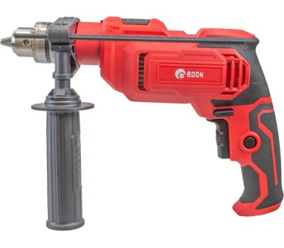 Дрель ударная EDON DL-1137 черный/красный 8445 1100Вт