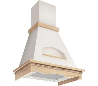 Вытяжка ELIKOR Бельведер 90П-650-П3Д бежевый/дуб неокрашенный управление: ползунковое (1 мотор)