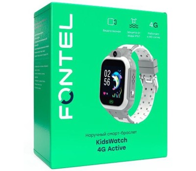 Смарт-часы FONTEL KidsWatch 4G active, серый