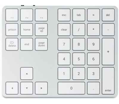 Блок клавиатуры SATECHI Беспроводной блок клавиатуры Aluminum Extended Keypad. Цвет серебряный
