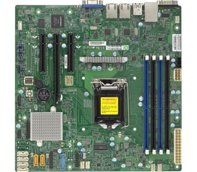 Материнская плата Supermicro MBD-X11SSL-F-(B) {C232 S1151 MATX BLK} OEM