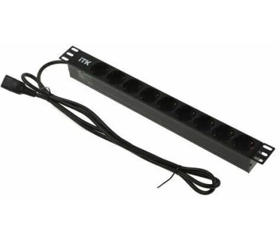 ITK Блок распределения питания PH22-9D2-P, горизонт.размещ., SchukoХ9, Тип вход. тока 10A, 2м