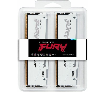Оперативная память KINGSTON Оперативная память Fury Beast KF556C36BWEAK2-32 DDR5 - 2x 16ГБ 5600МГц, DIMM, White, Ret