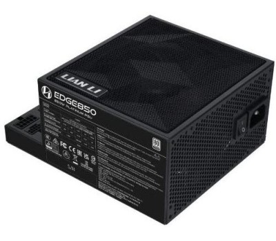 LIAN-LI Блок питания Lian Li Edge 850, 850Вт, 80 PLUS PLATINUM, 120мм, черный, retail [g9p.eg0850.be00.ru]