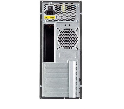FOXLINE Корпус ATX FL-302-FZ450, Midi-Tower, 450Вт, черный