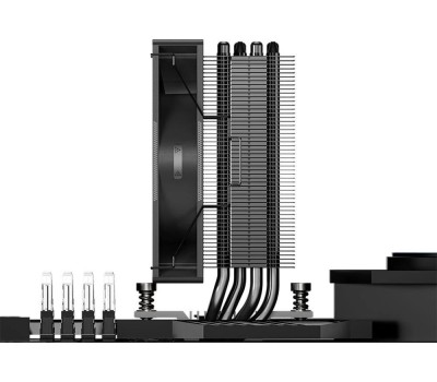 PCCOOLER Устройство охлаждения (кулер) RT400, 4-pin, ARGB, 120мм, черный, retail [rt400-bkawxx-gl]