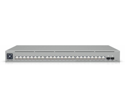 Коммутатор UBIQUITI Коммутатор USW-Pro-Max-24-PoE 24-port, Layer 3 Etherlighting™ switch with 16х1G RJ45, 8x2.5G, 2х10G SFP+ output 400W