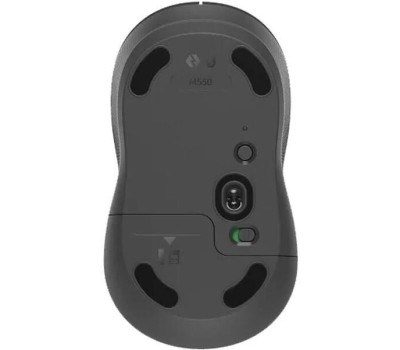 LOGITECH Мышь беспроводная M550, Bluetooth/Радио, оптическая, USB, 4000dpi, темно-серый и серый [910-007446]