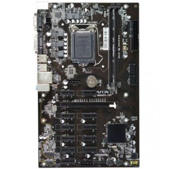 Материнская плата AFOX Материнская плата AFB250-BTC12EX, Socket LGA 1151, Intel B250, ATX, Ret