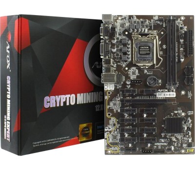 Материнская плата AFOX Материнская плата AFB250-BTC12EX, Socket LGA 1151, Intel B250, ATX, Ret