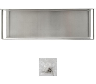 BRIMIX - Полочка литая, прямоугольная - большая, одинарная из нержавеющей стали 5674