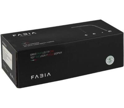 FABIA - Смеситель для ванны с длинным, плоским изливом, шаровый, с дивертором м/к на корпусе, цвет ХРОМ. 9682