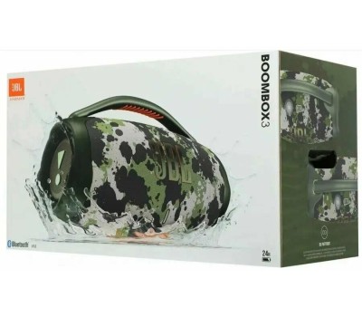 Колонка портативная JBL Портативная колонка BOOMBOX3SQUADUK хаки