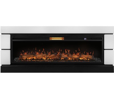 Камин электрический ROYAL THERMO Каминокомплект: Очаг Aurora RTFP/P-AR60LS, портал Moderno 60, белый