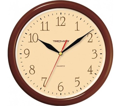 Часы настенные TROYKATIME КРЕМОВЫЕ 21234287