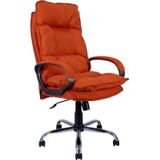 Компьютерное\Офисное кресло ЯРКРЕСЛА Кр85 ТГ СП ХРОМ SR51 (ткань оранжевая)