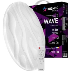 Светодиодный настенно-потолочный светильник КОСМОС KSWave75W белый